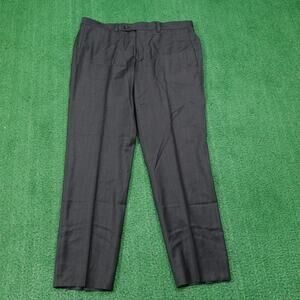 Ted Baker Pants Mens 34R Gray Jefferson 100% Wool Dress Trousers